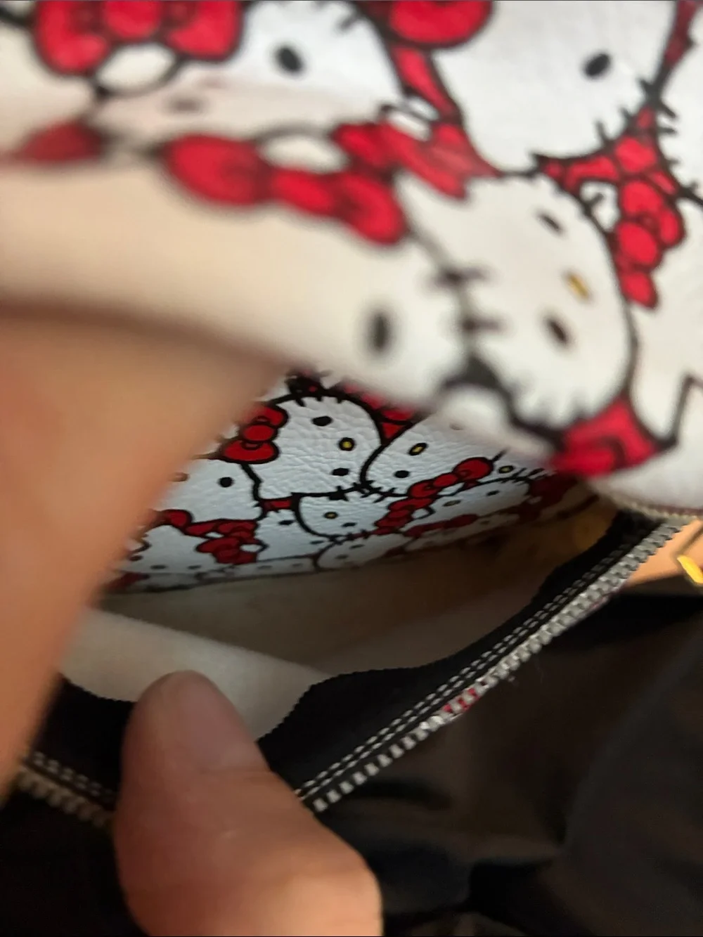 Hello Kitty White & Red Kids Backpack with Matching Red Accessories
